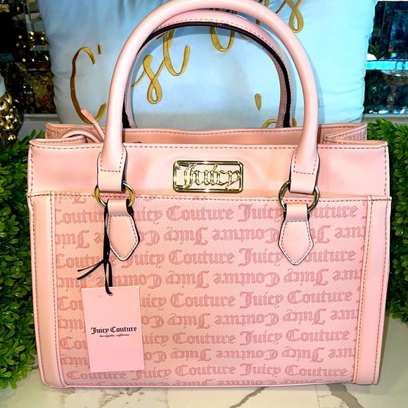 Handbags - Juicy couture pink logo statement tote